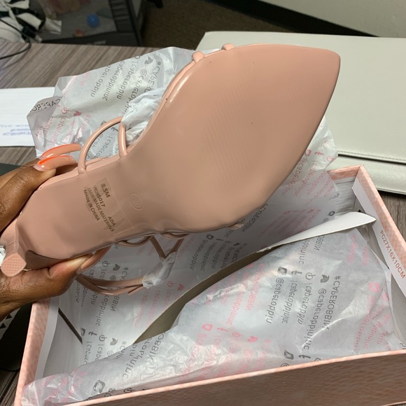 "ADA" Strappy Heels - Nude - Picture 7 of 8